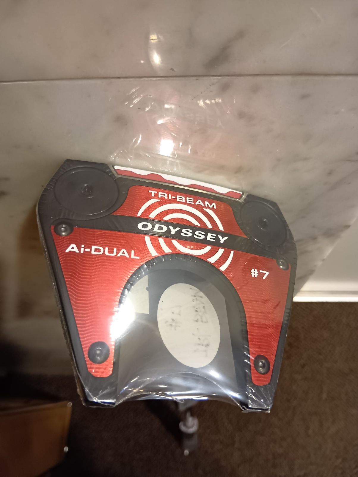 Pt【新品未使用】オデッセイ Ai-DUAL TRI-BEAM #7 パター メンズ 右用 33inc スチールシャフト ODYSSEY 日本正規品(新橋店）