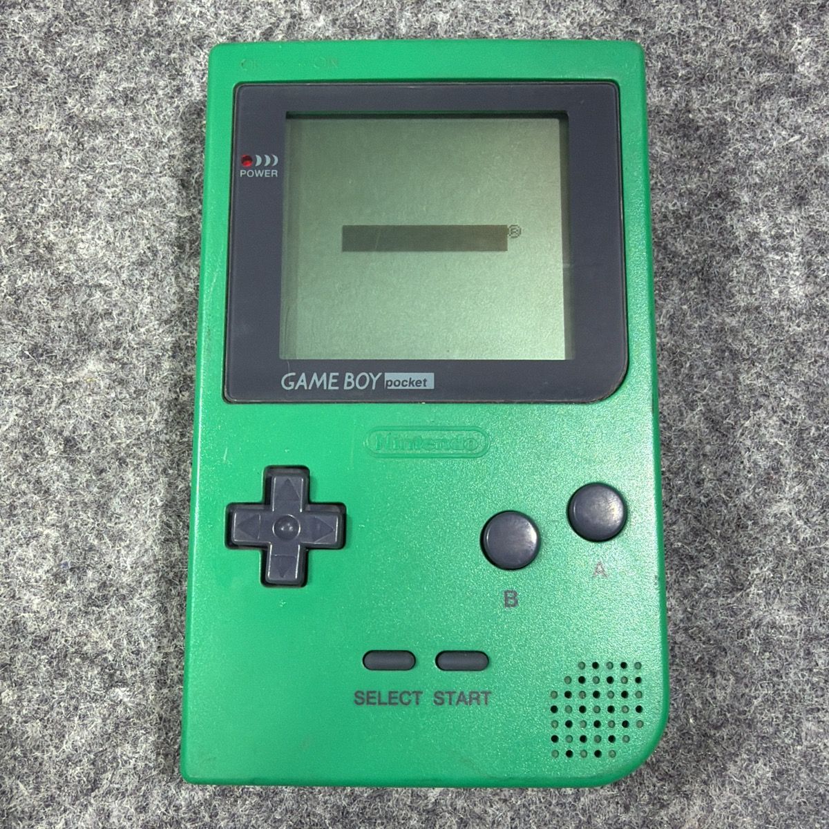 動作確認済】ゲームボーイポケット 本体 MGB-001 グリーン 任天堂 液晶