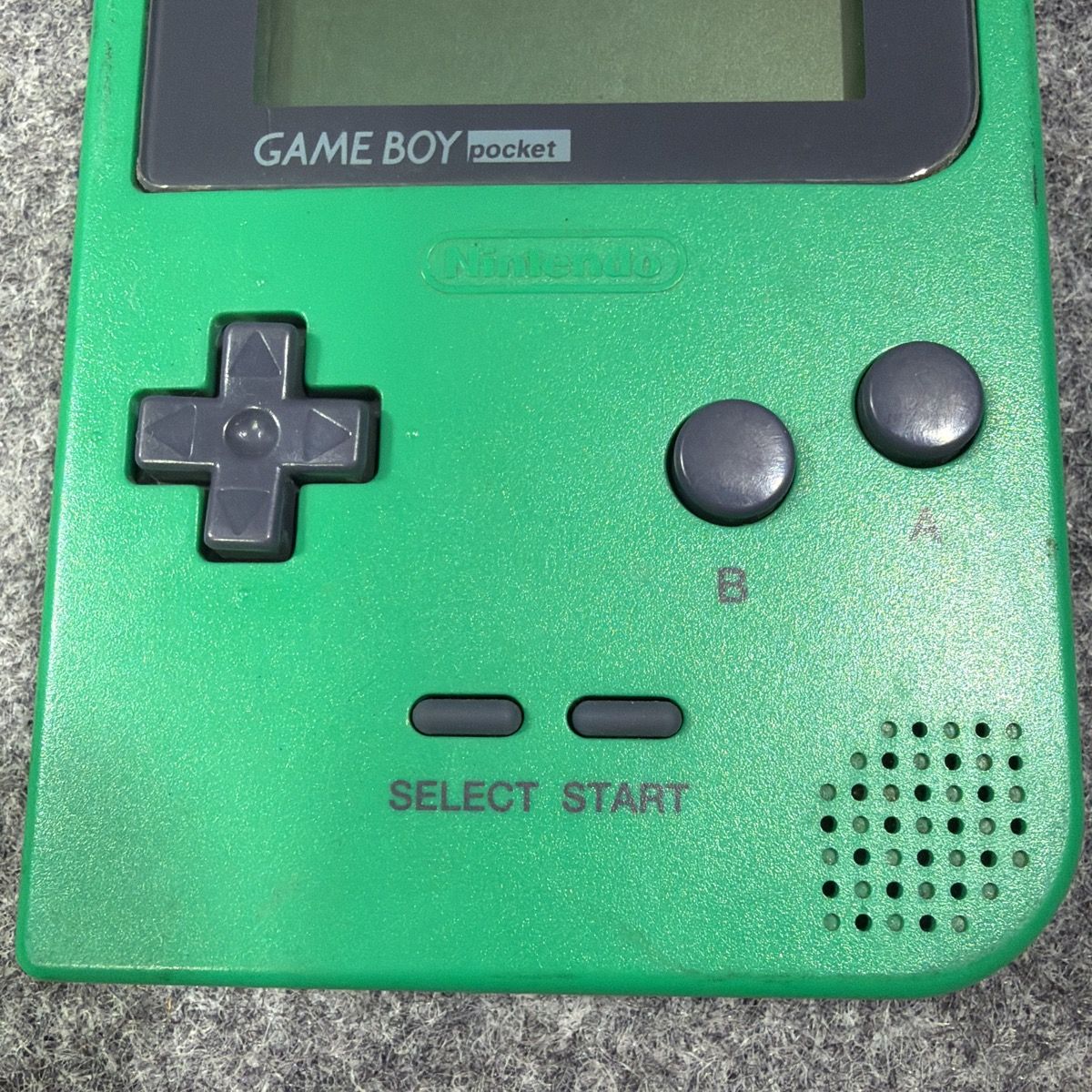 動作確認済】ゲームボーイポケット 本体 MGB-001 グリーン 任天堂 液晶