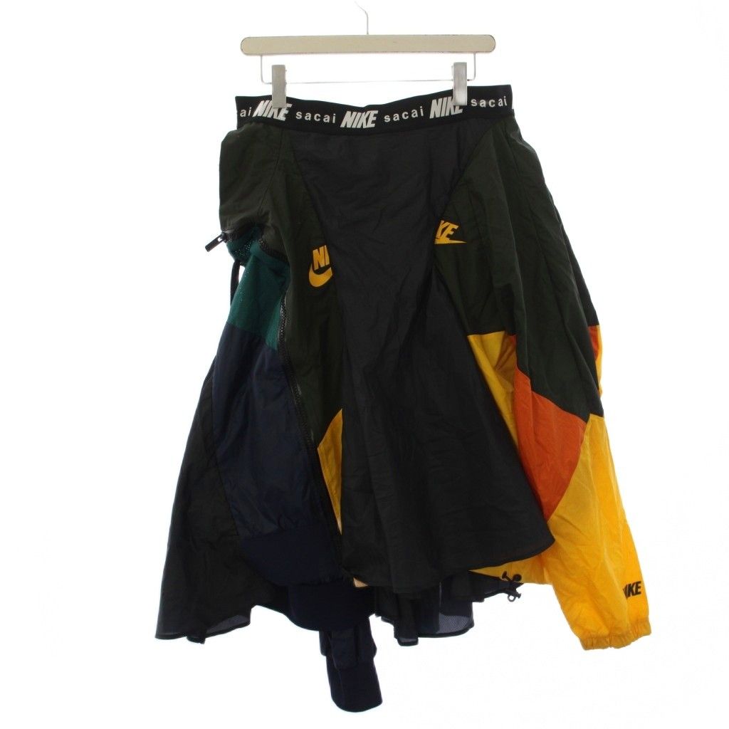 nike sacai スカート ナイキ NIKE × サカイ sacai フレアスカート ロング ナイロン XL