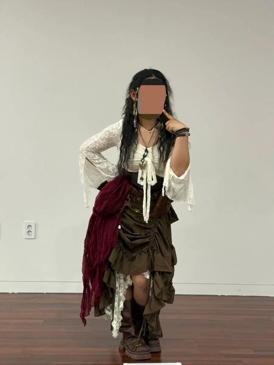 卒業写真 卒写 海賊コスプレ