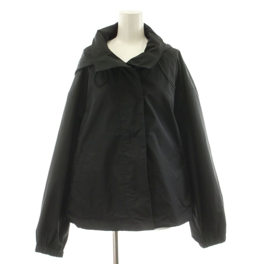 ミューズ ドゥーズィエム クラス MUSE de Deuxieme Classe 25AW WASHED STAND ZIP ブルゾン ジャケット ジップアップ F 黒 ブラック 25010500403030 /KU