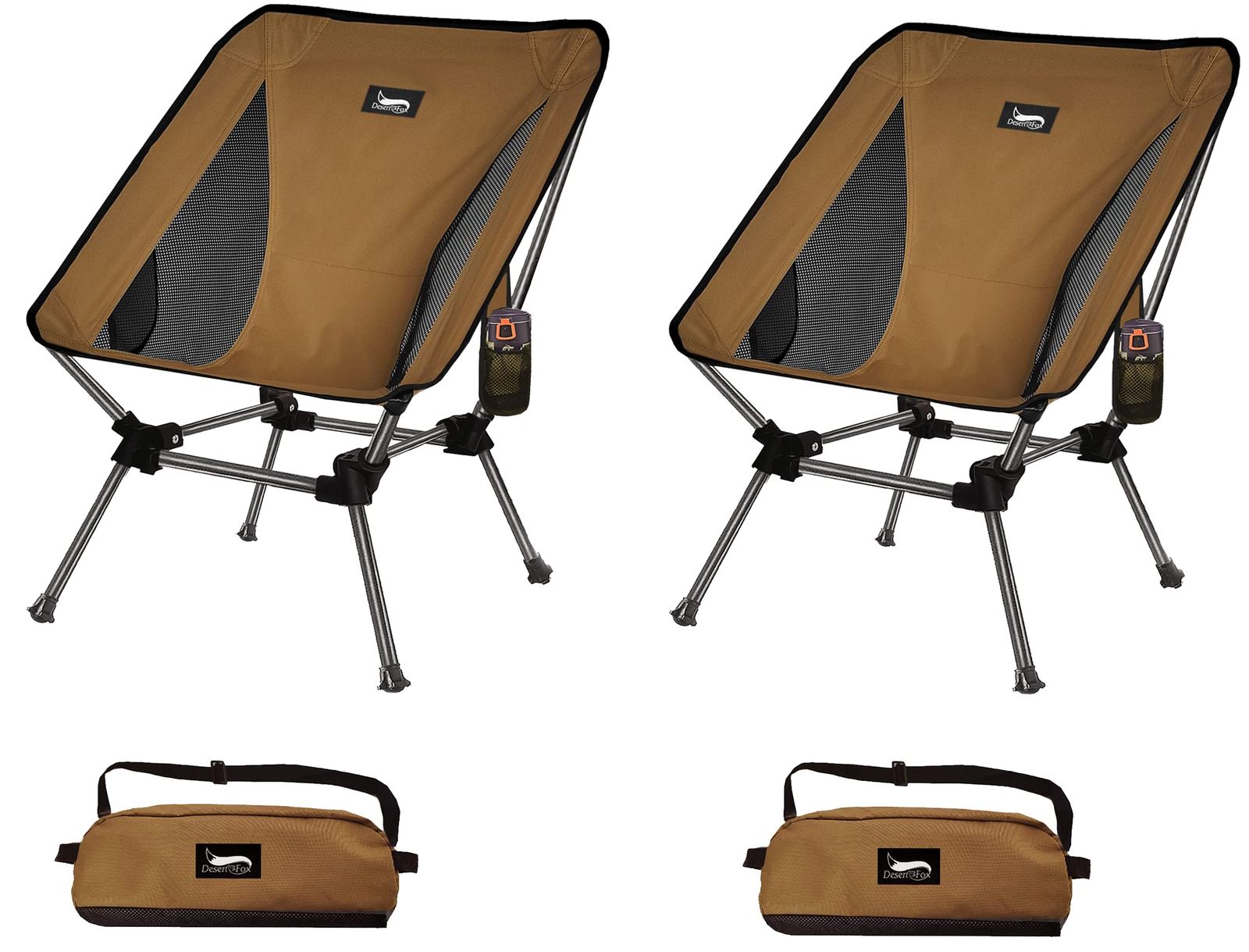 DesertFox キャンプ椅子 2個セット アウトドア チェア 2WAY 高さ調節可能 ローチェア 軽量 【独自開発のカップホルダー】 耐荷重150kg コンパクト イス ロータイプ いす 収納袋付属 携帯便利 ST e72453f6 DesertFox キャンプ椅子 2個セット アウトドア チェア 2WAY 高さ調節可能 ローチェア 軽量 【独自開発のカップホルダー】 耐荷重150kg コンパクト イス ロータイプ いす 収納袋付属 携帯便利 ST e72453f6