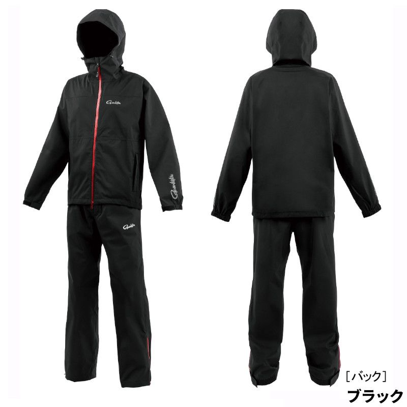 がまかつ ウェア Gスペック レインスーツ L ブラック GM3784