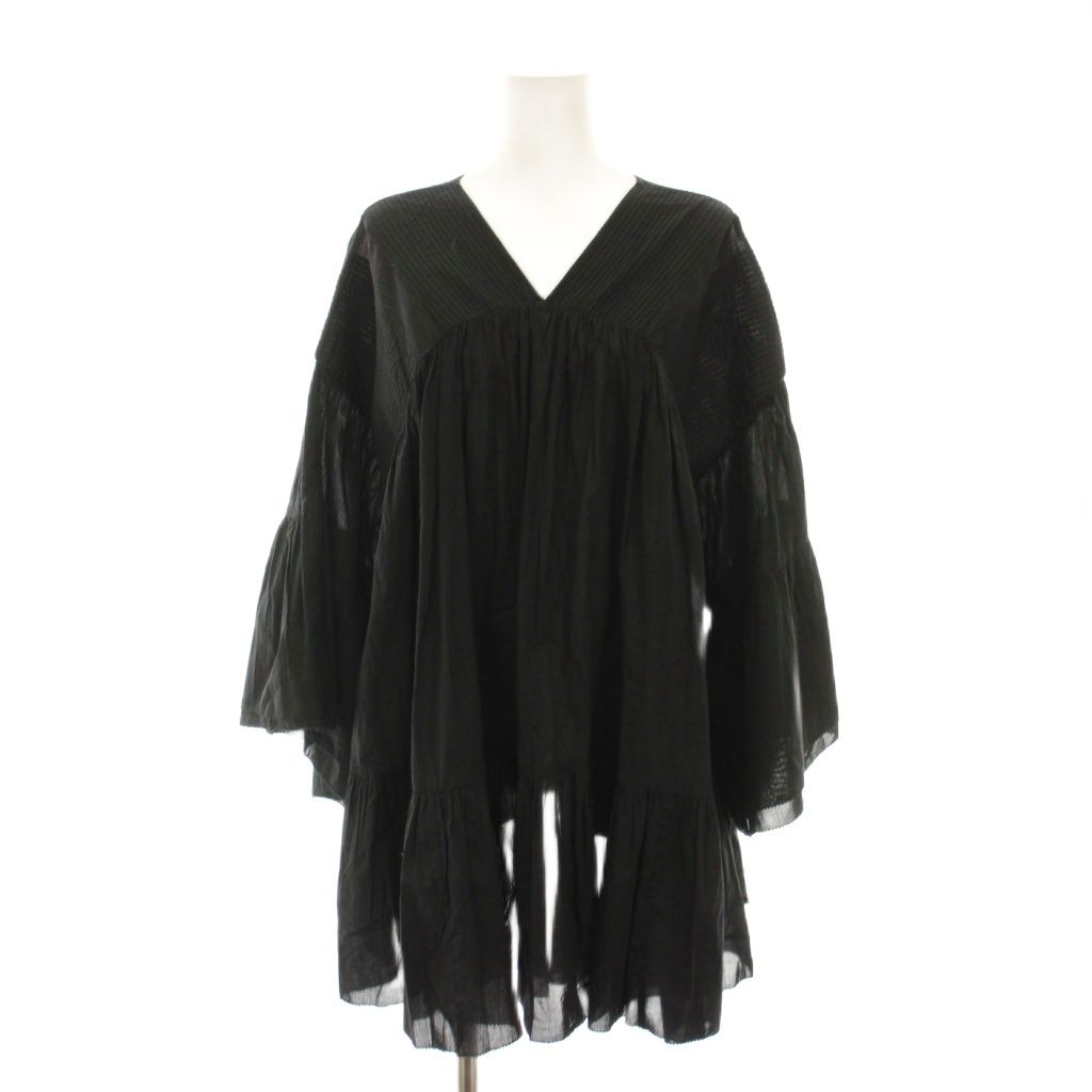 ドゥーズィエムクラス DEUXIEME CLASSE エブリデイアイライク EVERYDAY I LIKE 25AW Dramatic Blouse ブラウス カットソー プルオーバー 長袖 黒 25051586806030 /YM