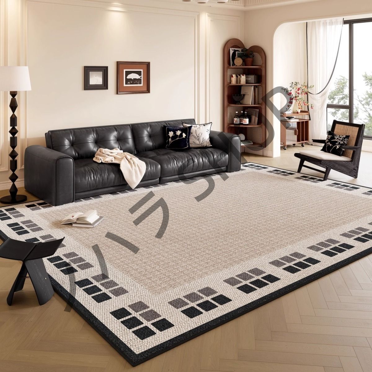 200*300cm/多機能使用/カーペット/滑り止め付き /ラグ マット /ベッドルーム リビングルーム 寝室の部屋 /マット/カーペット/ #E123