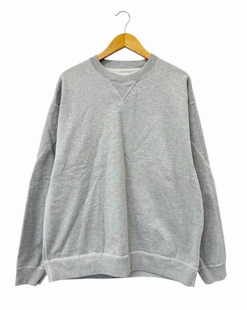 マーカ marka 21AW ORGANIC COTTON HEAVY FLEECE COMFORT FIT SWEAT SHIRT オーガニック コットン ヘビー フリース コンフォート フィット スウェット シャツ 3 グレー 260529