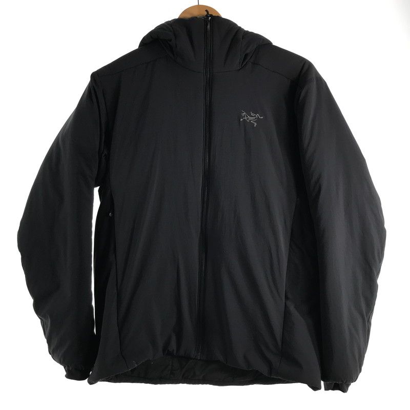【中古品】 ARC'TERYX アークテリクス ATOM HEAVY WEIGHT HOODY BLACK ジャンパー メンズ SIZE:S ※使用感有 【144-260529-io-10-fuzh】