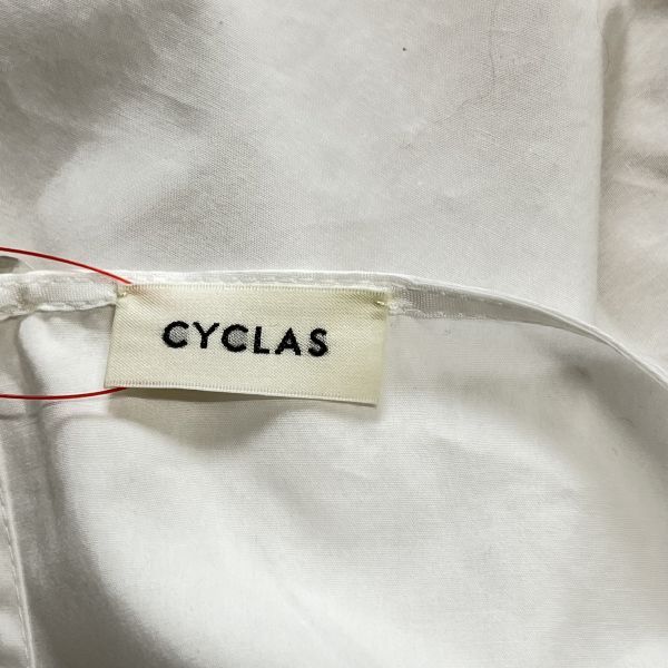 □ シクラス CYCLAS シャツ ブラウス トップス パフスリーブ ボート