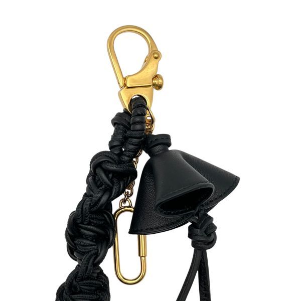 ○ セリーヌ CELINE ブレイデッドレザー バッグチャーム キーリング