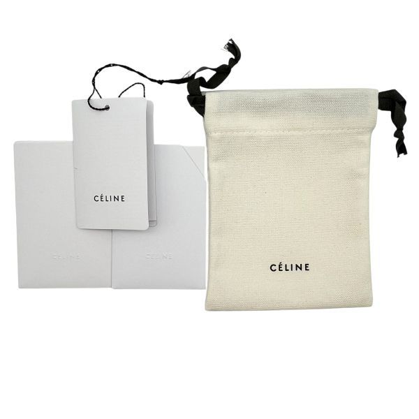 ○ セリーヌ CELINE ブレイデッドレザー バッグチャーム キーリング