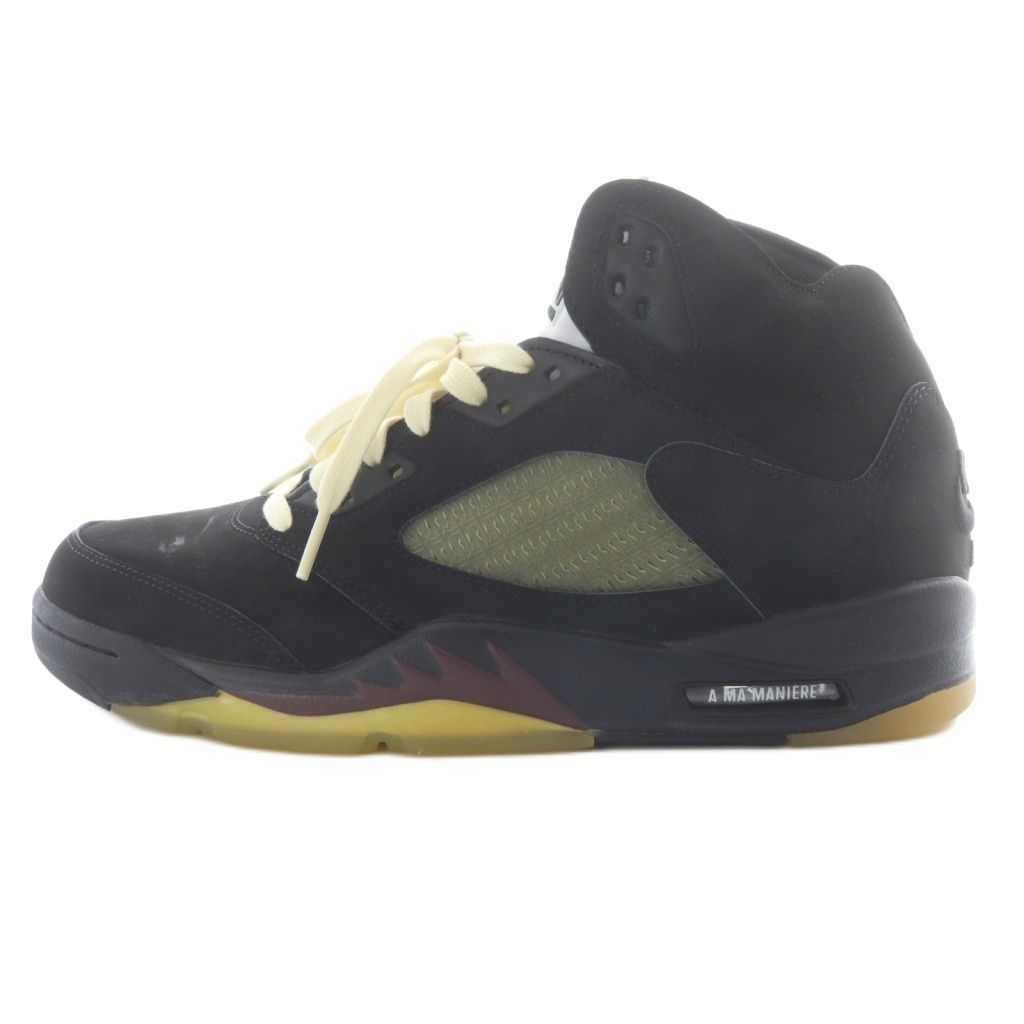 ナイキ NIKE A Ma Maniere Air Jordan 5 Retro SP スニーカー US10 28cm 黒