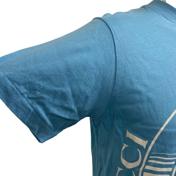グッチ GUCCI Tシャツ 半袖 GGロゴ プリント 140 10 ブルー グッチ