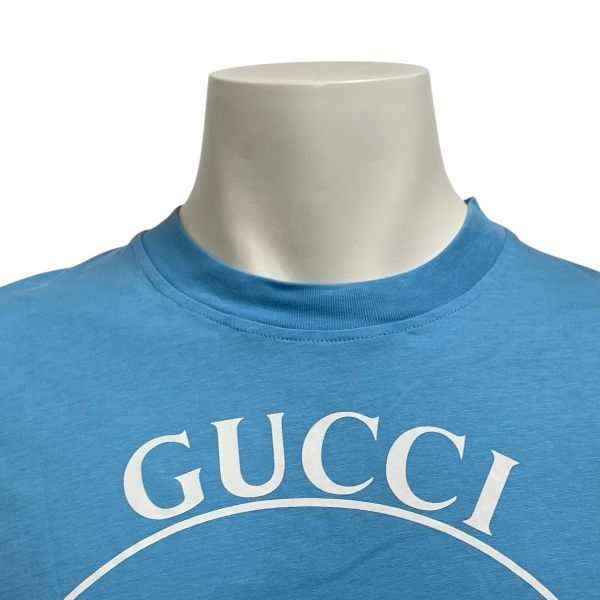 ○□ グッチ GUCCI ディスクプリント Tシャツ カットソー 半袖