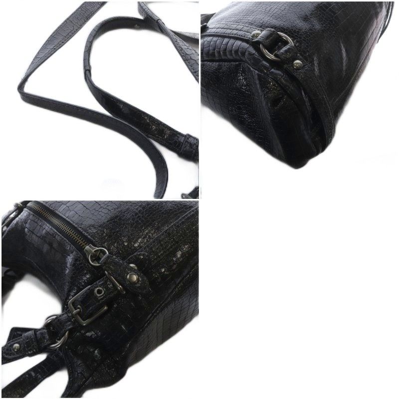 コーチ COACH ハンドバッグ ショルダーバッグ 2way クロコ型押し