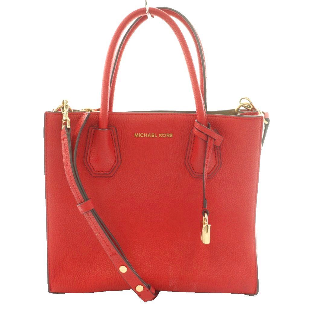 マイケルコース MICHAEL KORS 2wayバッグ ハンド ショルダー レザー 赤 レッド /SS ■OS
