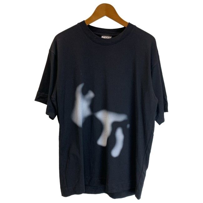 【中古】　DIESEL　Tシャツ　半袖　トップス　クルーネック　プリント　古着　/1580