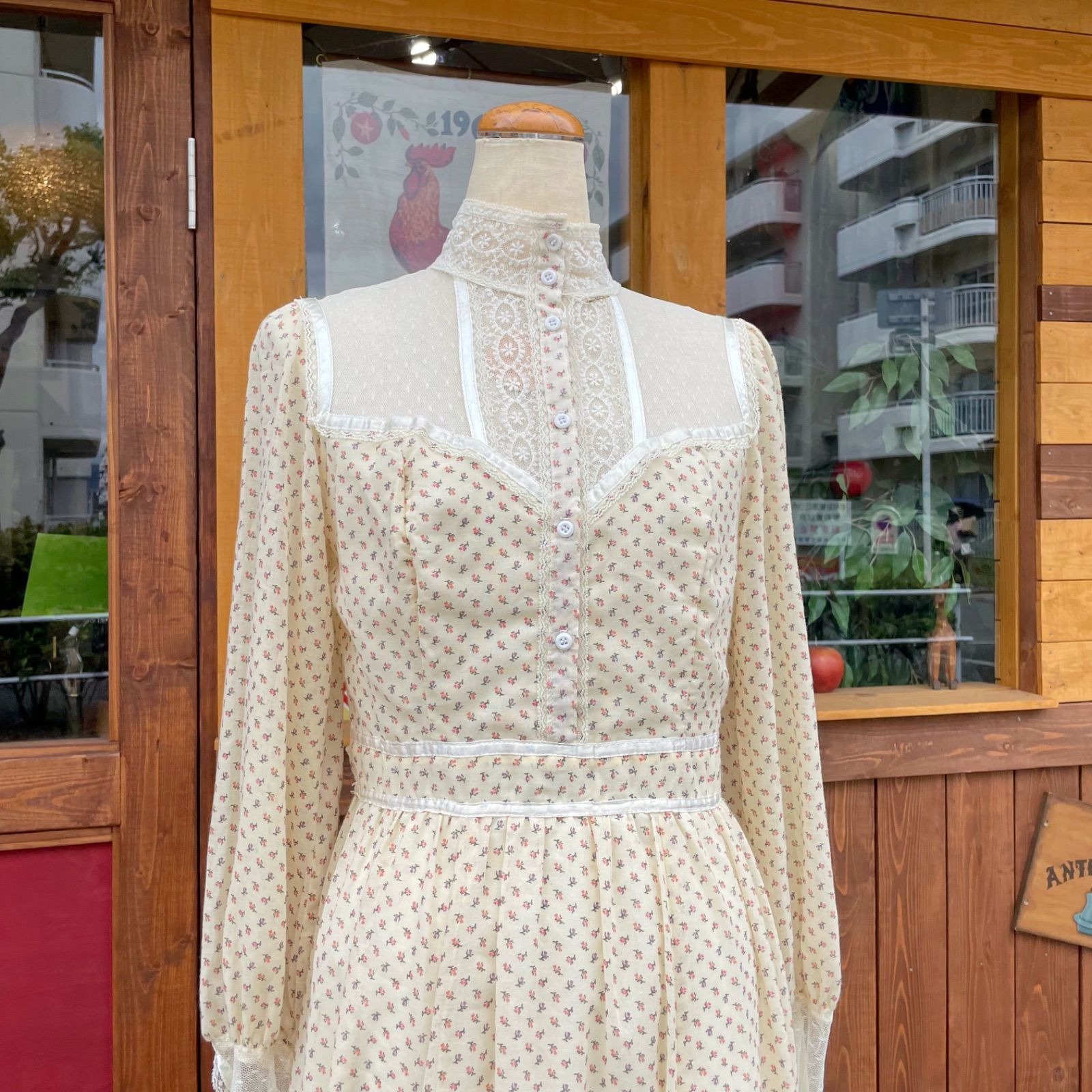 GUNNESAX ガニーサックス 小花柄ドレス 70s ヴィンテージ - メルカリ