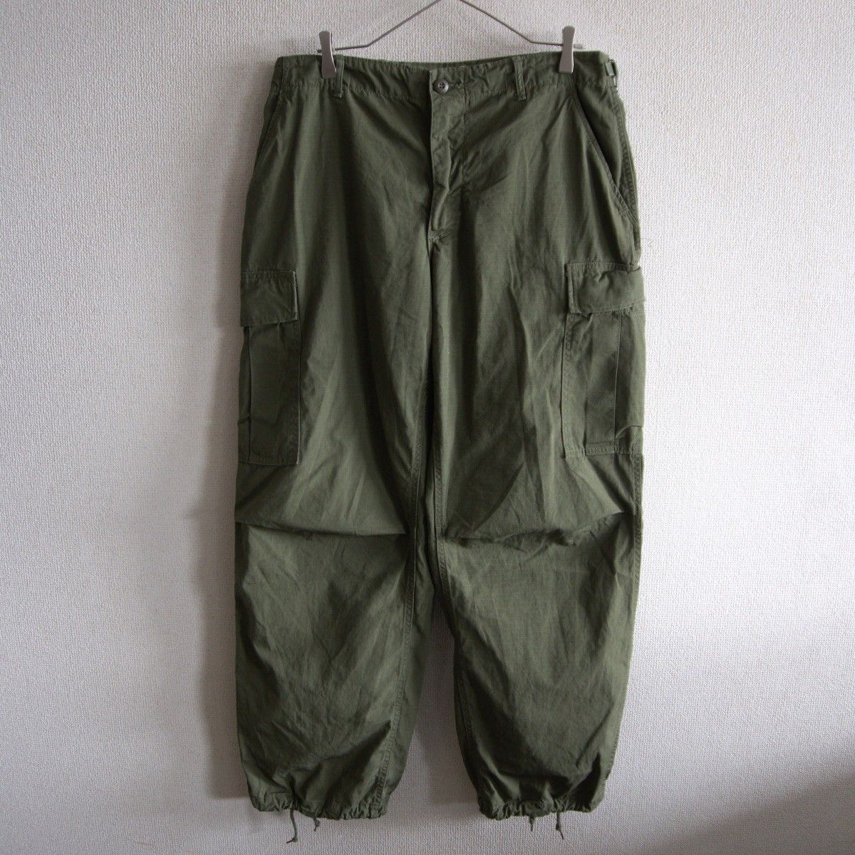 【美品/60s】US ARMY【ジャングルファティーグ カーゴパンツ/リップストップ】 MEDIUM/REGULAR カーゴパンツ 26050630