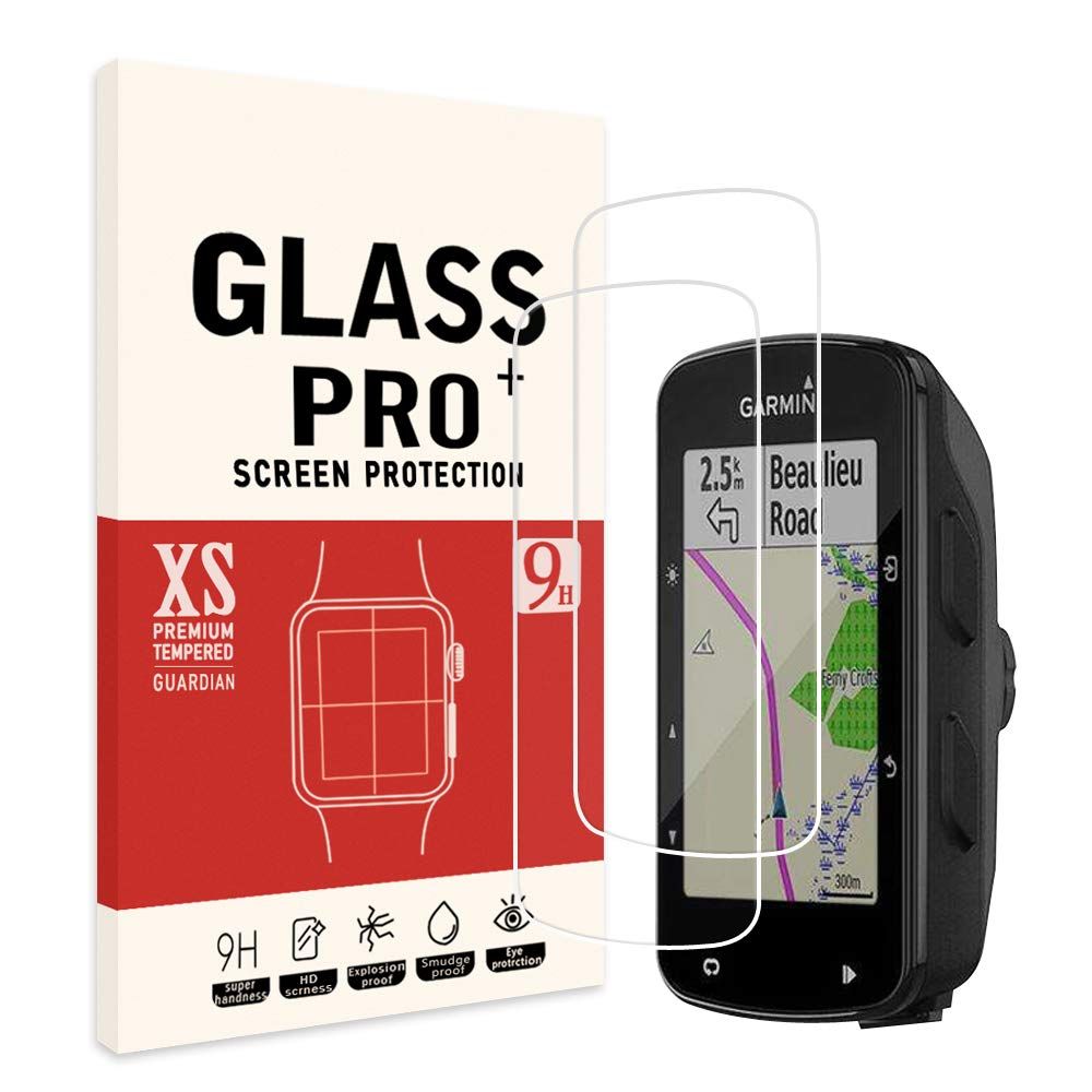 新品 【2パック】Garmin（ガーミン）用 520/520plus/Edge 820 プロテクター 強化ガラス 傷防止 気泡なし HD クリア 硬度9H 99.9% 透明度(Garmin 520/520PLUS)