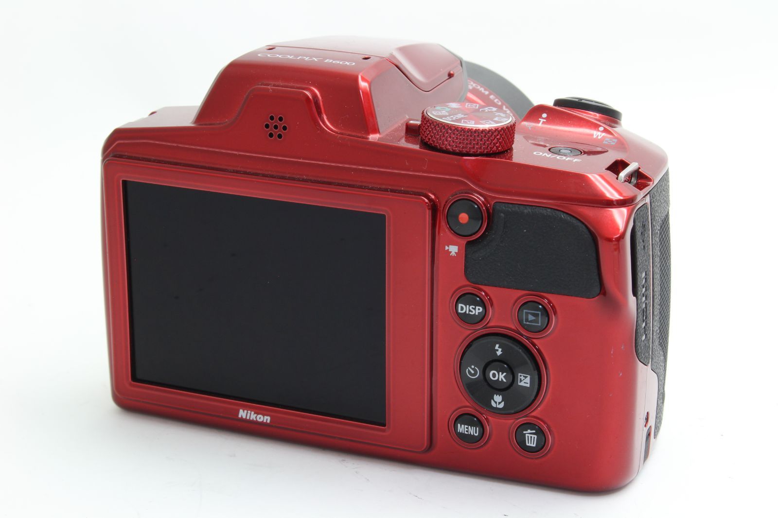 AB+ (良品) Nikon ニコン COOLPIX B600 レッド 初期不良返品無料 5-58
