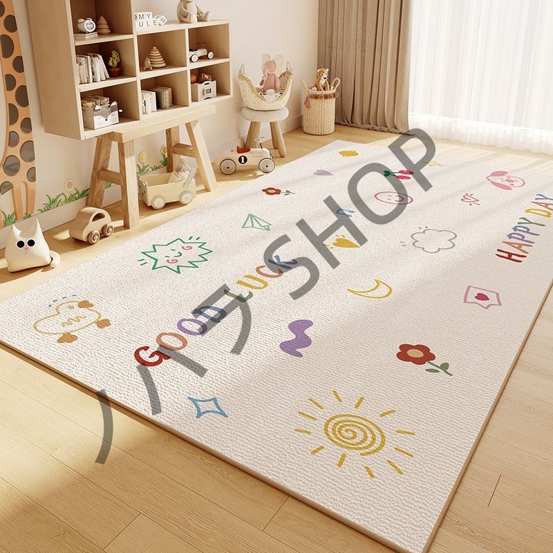 200*300cm/多機能使用/カーペット/滑り止め付き /ラグ マット /ベッドルーム リビングルーム 寝室の部屋 /マット/カーペット/ #E142