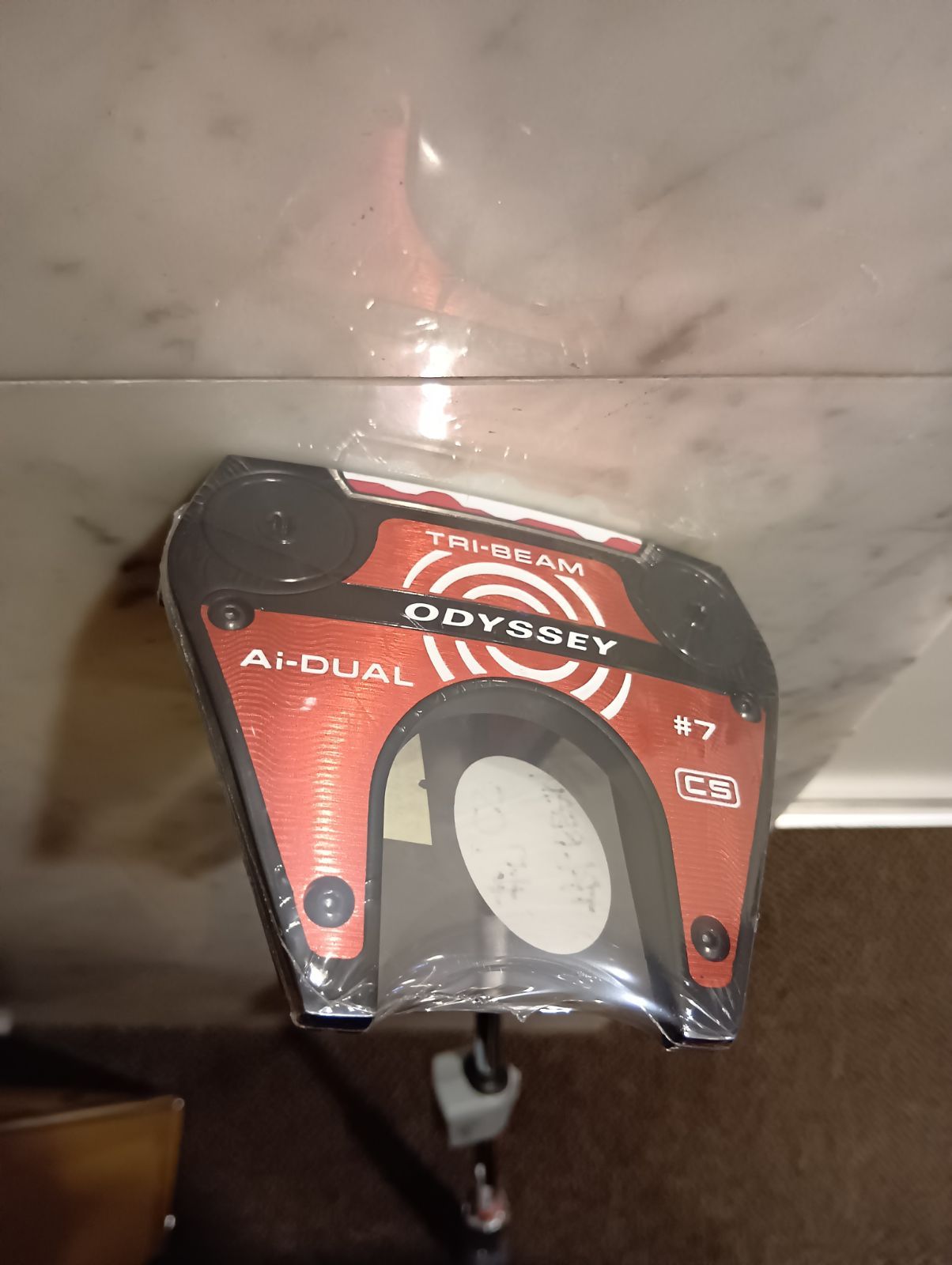 Pt【新品未使用】オデッセイ Ai-DUAL TRI-BEAM #7 CS パター メンズ 右用 34incc スチールシャフト ODYSSEY 日本正規品(新橋店）