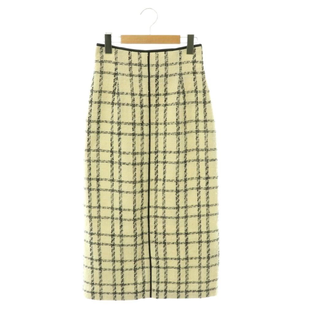 アプワイザーリッシェ Apuweiser-riche 24AW レザーパイピングツイード