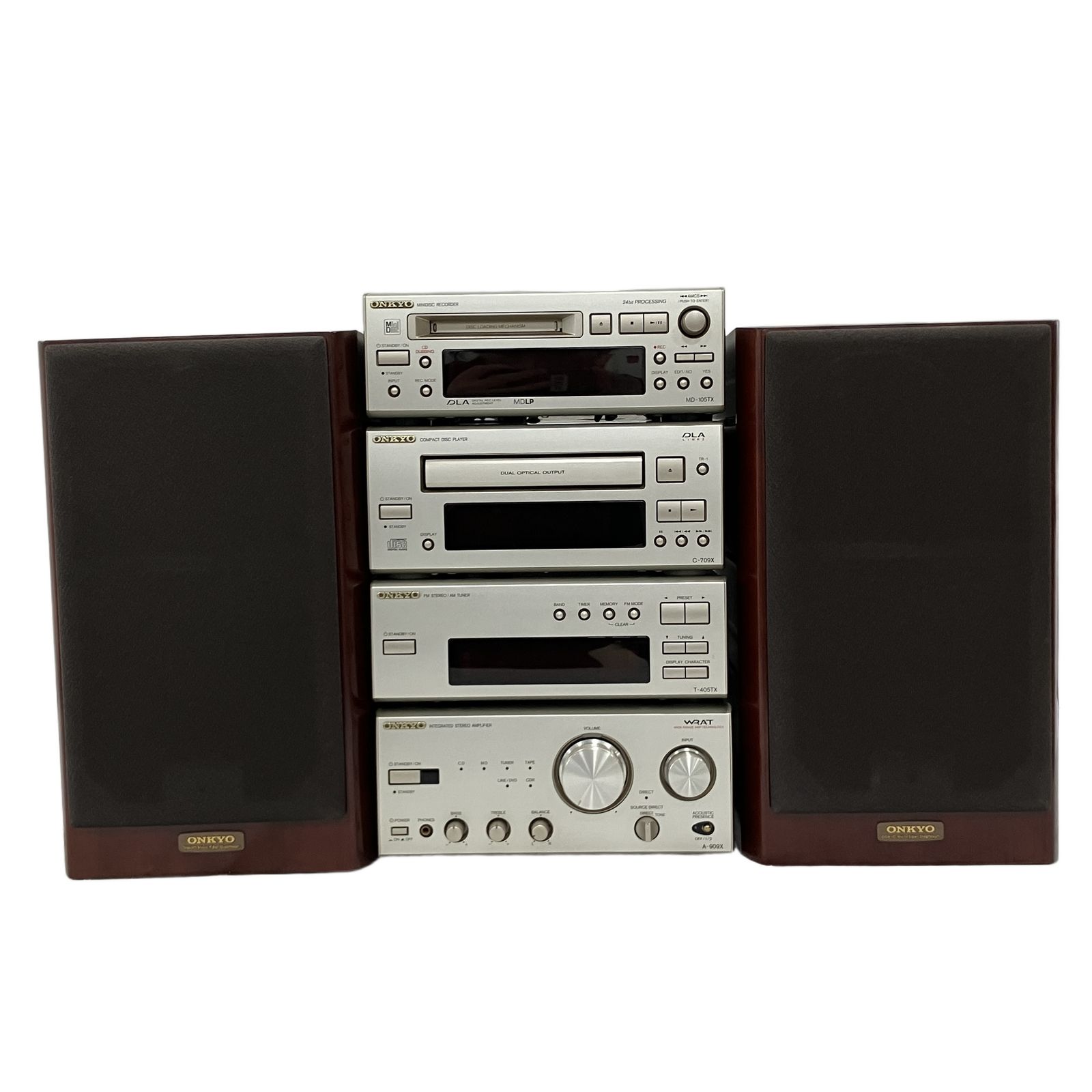 ONKYO A-909X MD-105TX T-405X C-709X D-102EXG システムコンポ