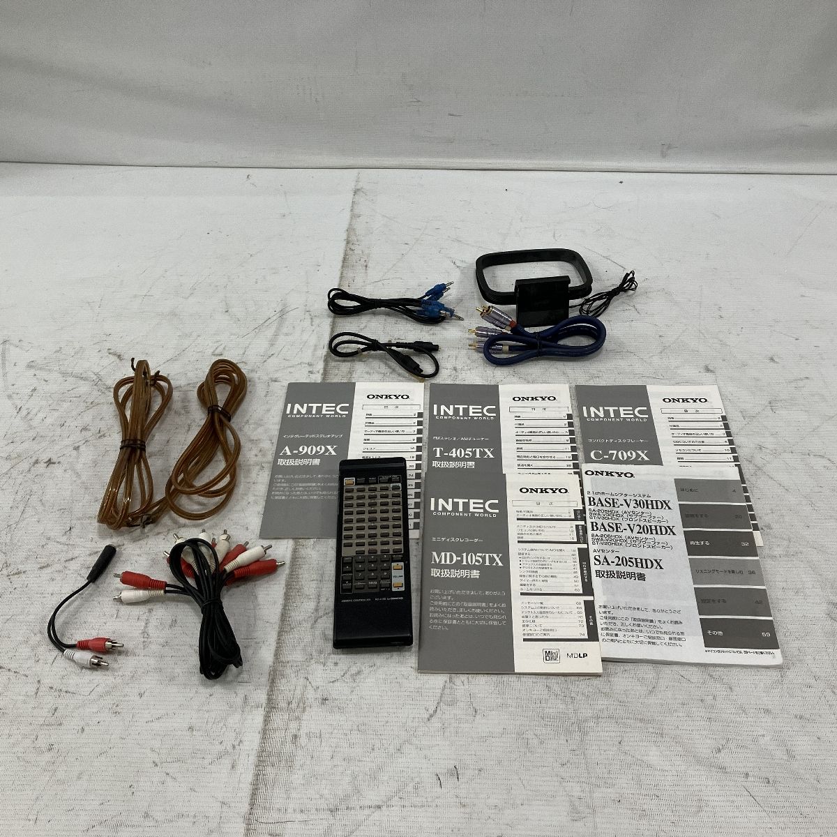 ONKYO A-909X MD-105TX T-405X C-709X D-102EXG システムコンポ