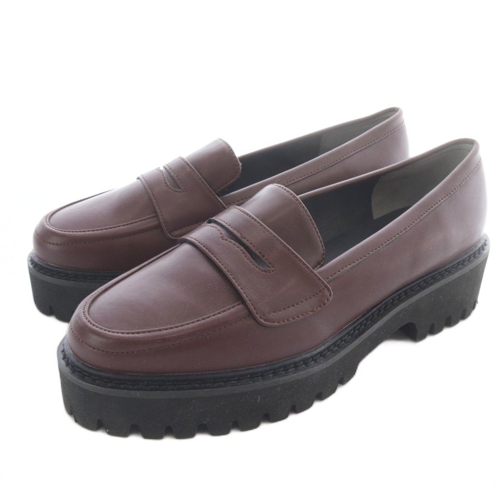 マッキントッシュフィロソフィー MACKINTOSH PHILOSOPHY トラックソール ローファー M エンジ