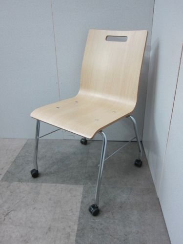 【中古品】オカムラ MONOS3(モノス3)シリーズ キャスター付きモノス3チェア 9326EY 9559 ナチュラル