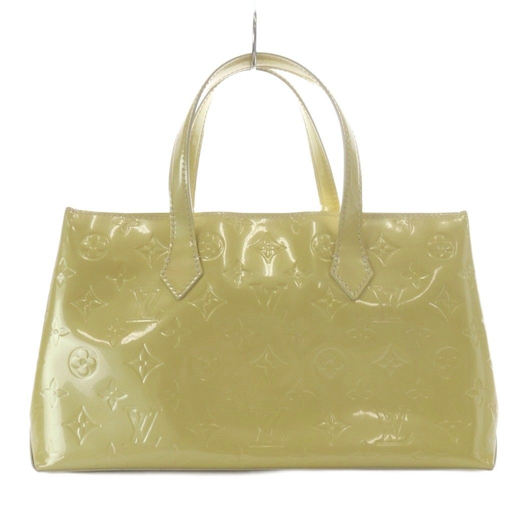 ルイヴィトン LOUIS VUITTON モノグラム ヴェルニ ウィルシャーPM 