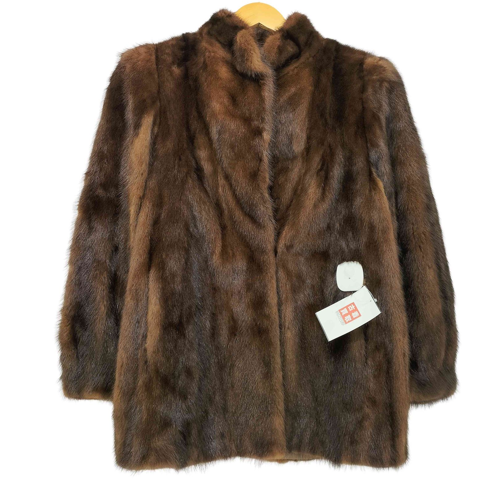 ユーズドフルギ USED古着 MG SABLE FUR 天然毛皮 ミンク ファー コート レディース JPN:11号