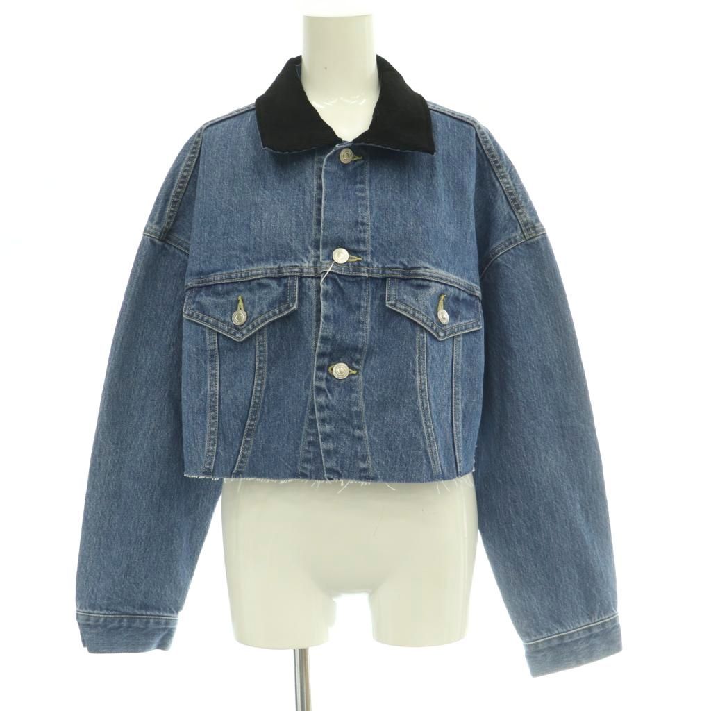 ジプソフィア gypsophila Cropped Denim Jacket クロップドデニムジャケット Gジャン ジージャン ショート丈 F 青 ブルー GPST-601 タグ付き /BB