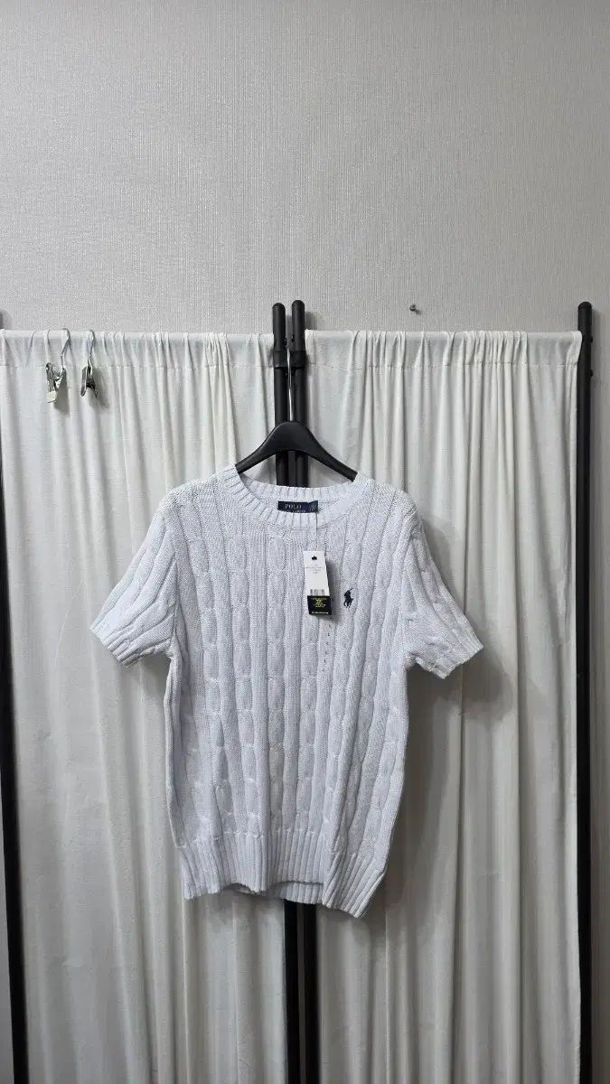 ポロラルフローレン ケーブル編み ニット 白