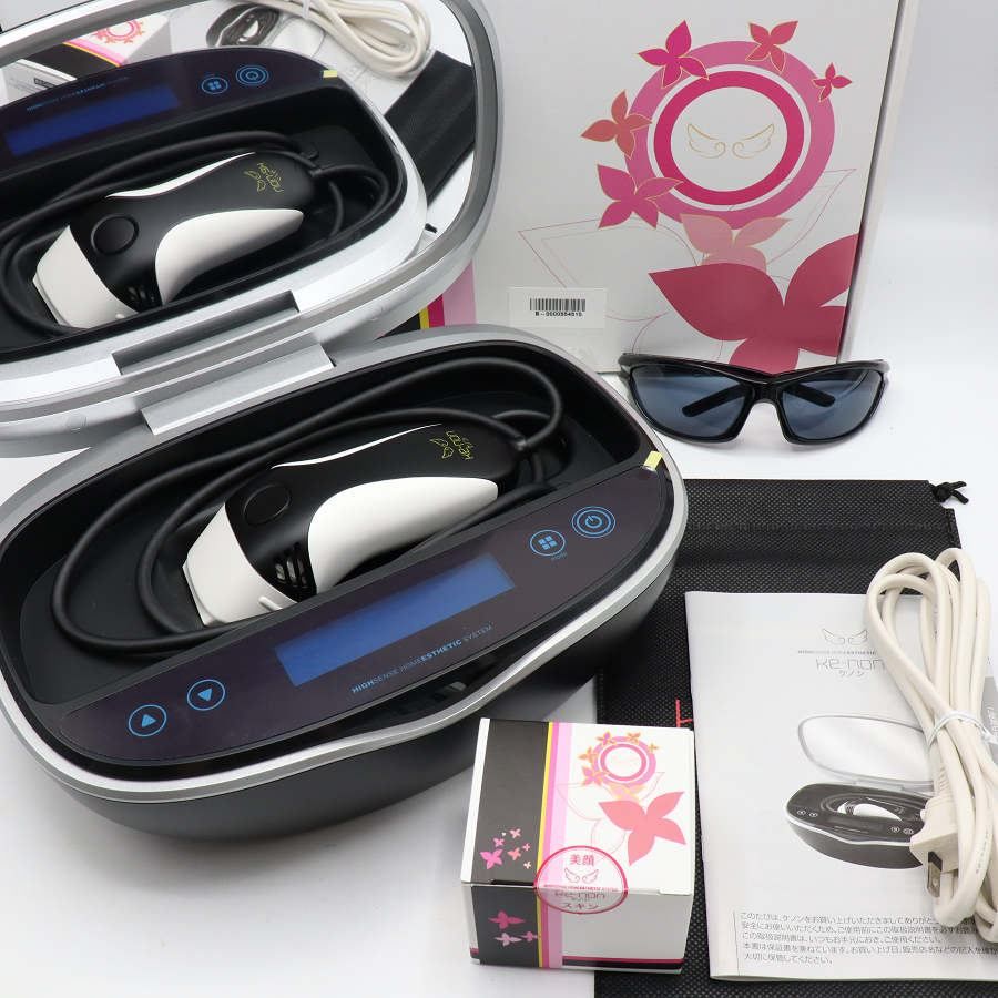 【美品】ケノン Ver.8.5 カートリッジ2点 スキン+スーパープレミアム 脱毛器 kenon 本体