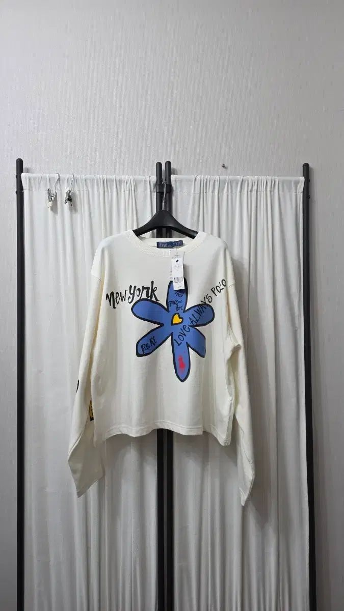 ポロラルフローレン フローラル グラフィック スリーブ Tシャツ