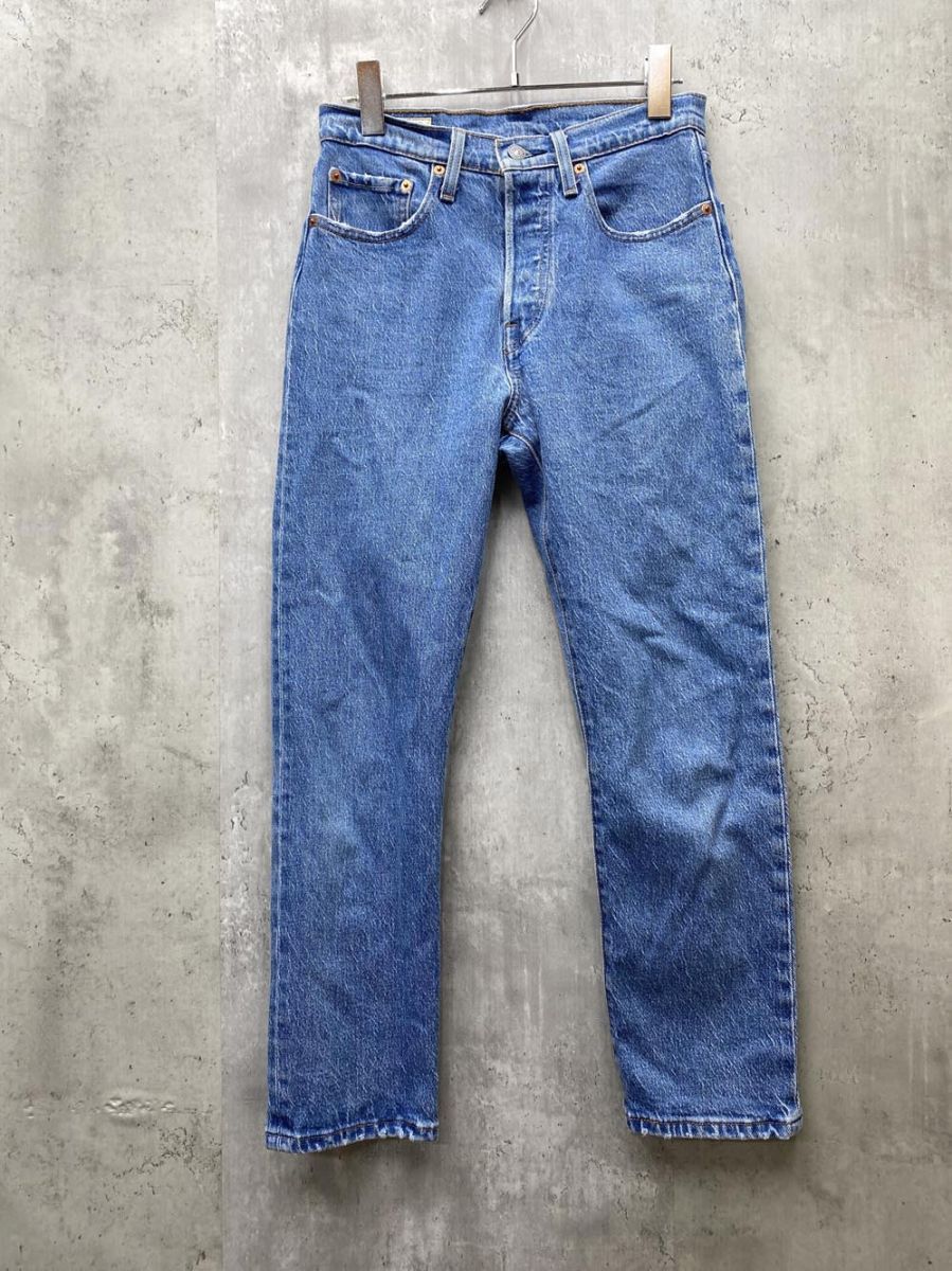 LEVI'S リーバイス 501 ジーンズ デニムパンツ シンプル カジュアル 着回し ブルー ■■◎レディース