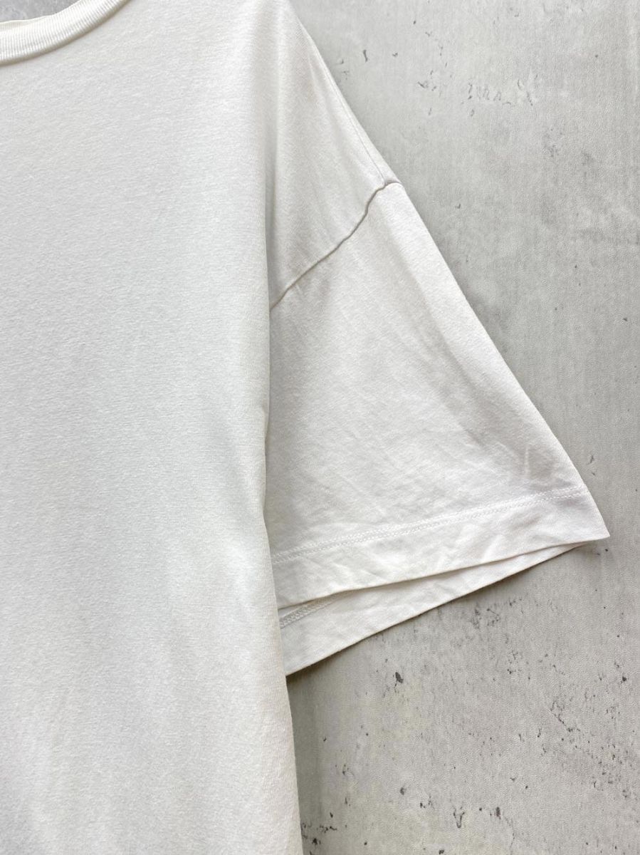 JIL SANDER ホワイト Tシャツ 100%オーガニックコットン JIL SANDER ジルサンダー 無地 オーガニックコットン100％ Tシャツ