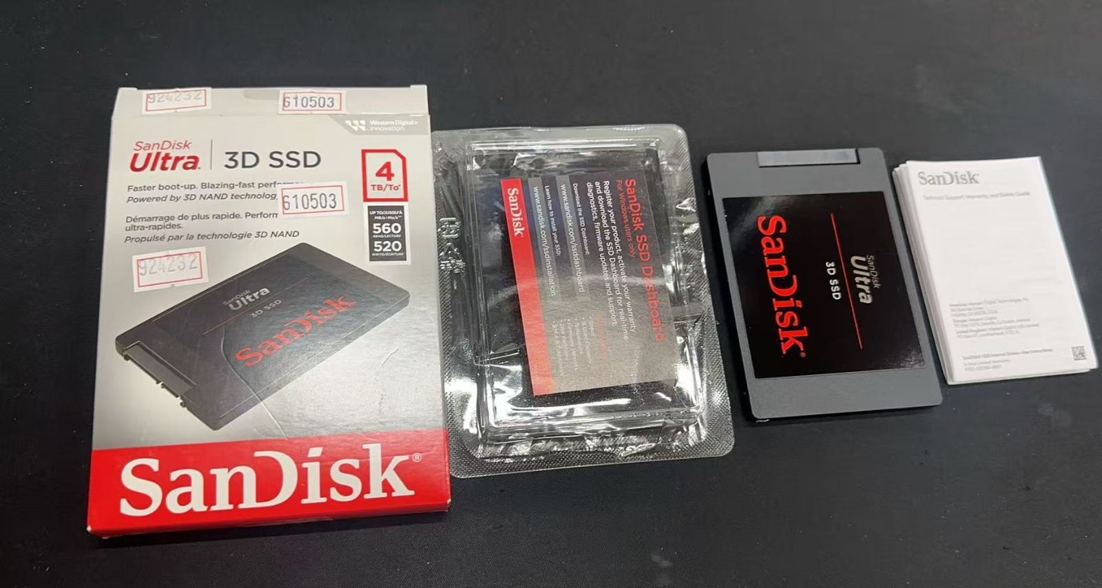 ★SanDisk Ultra 3D 4TB SATA SSD ++924232 B0BZMLXNLS SDSSDH3-4T00-G26