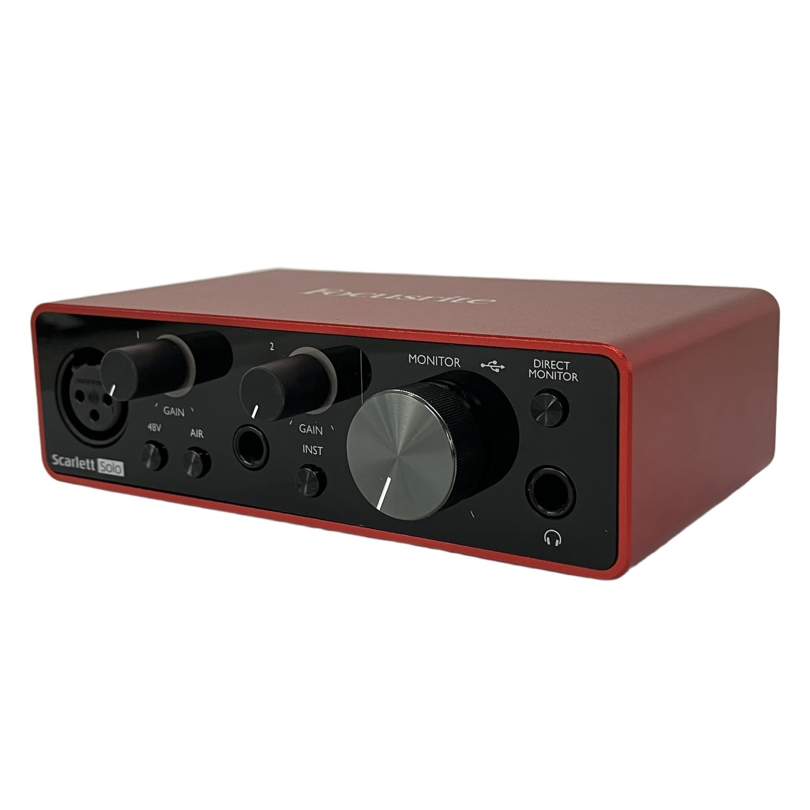Focusrite Scarlett Solo 3rd Gen 2022年製 オーディオインターフェース 音響機材 中古 Y11290387