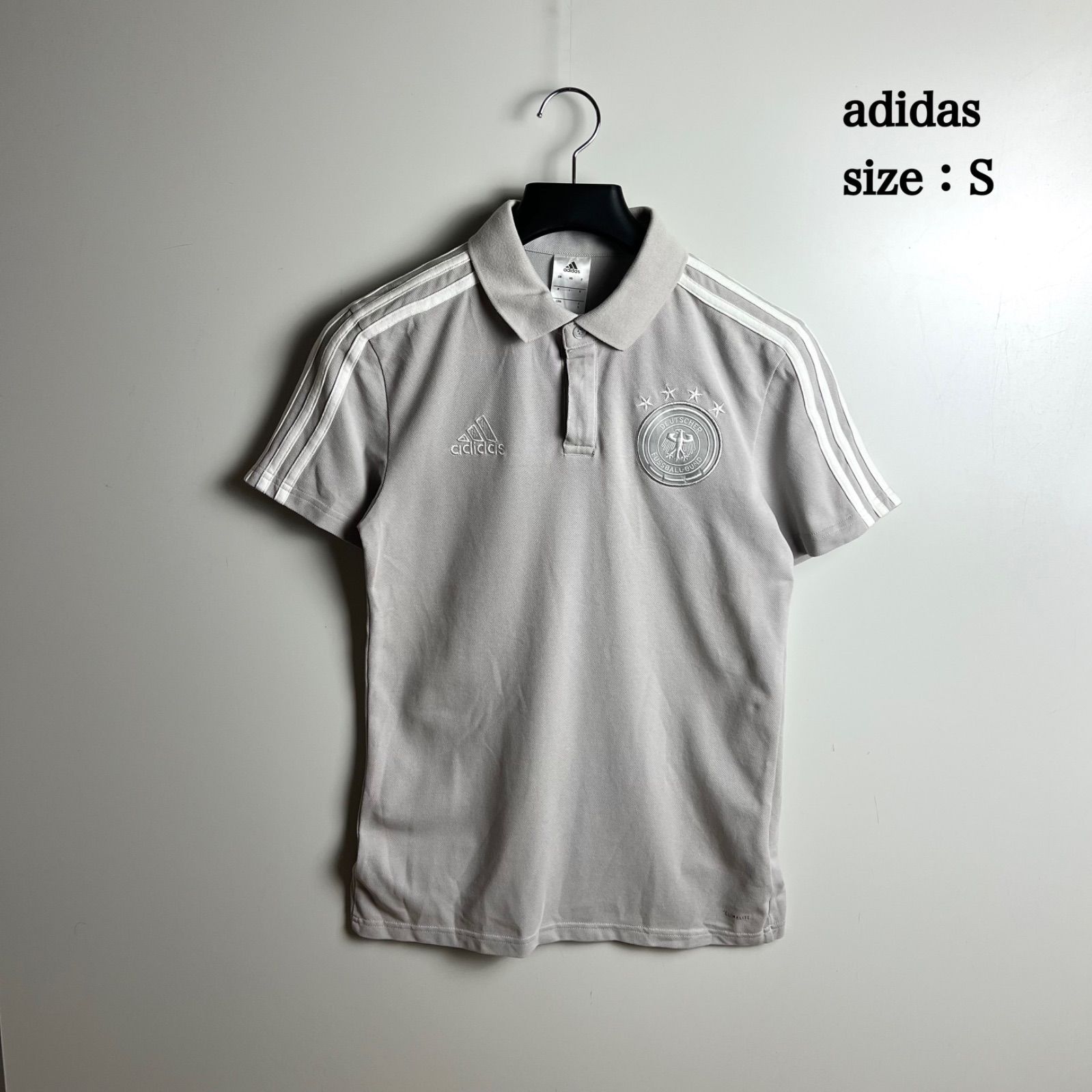 adidas 2017 soccer deutscher POLO shirts S アディダス ドイツ代表