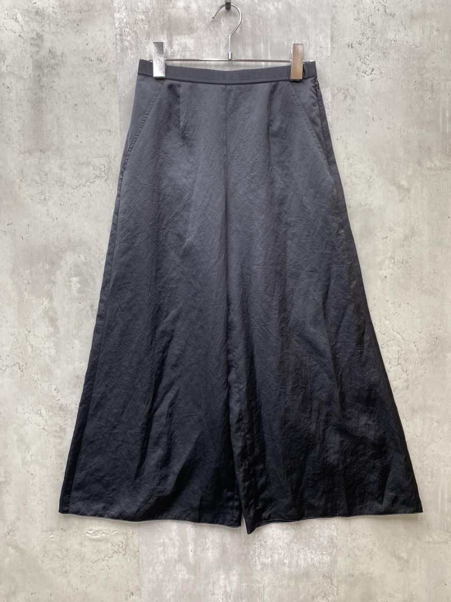IENA イエナ サテンレディ パンツ 楽ちん デイリー使い きれいめ size36/ブラック ■◆◎レディース