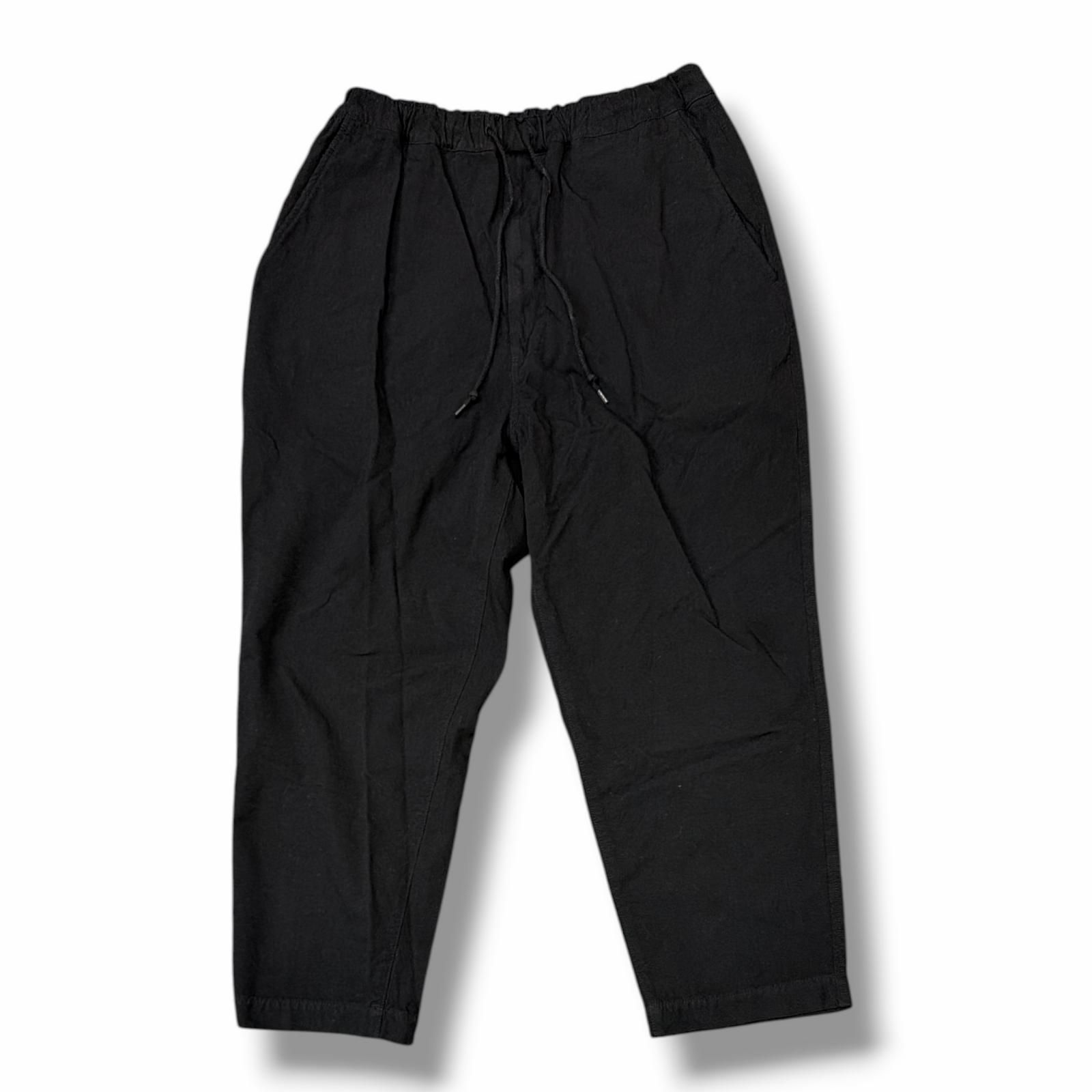 参考上代60500円 JUNYAWATANABE MAN ナイロンオックスパンツ イージーパンツ ジュンヤワタナベマン WO-P007 ブラック M （16161M） 参考上代60500円 JUNYAWATANABE MAN ナイロンオックスパンツ イージー