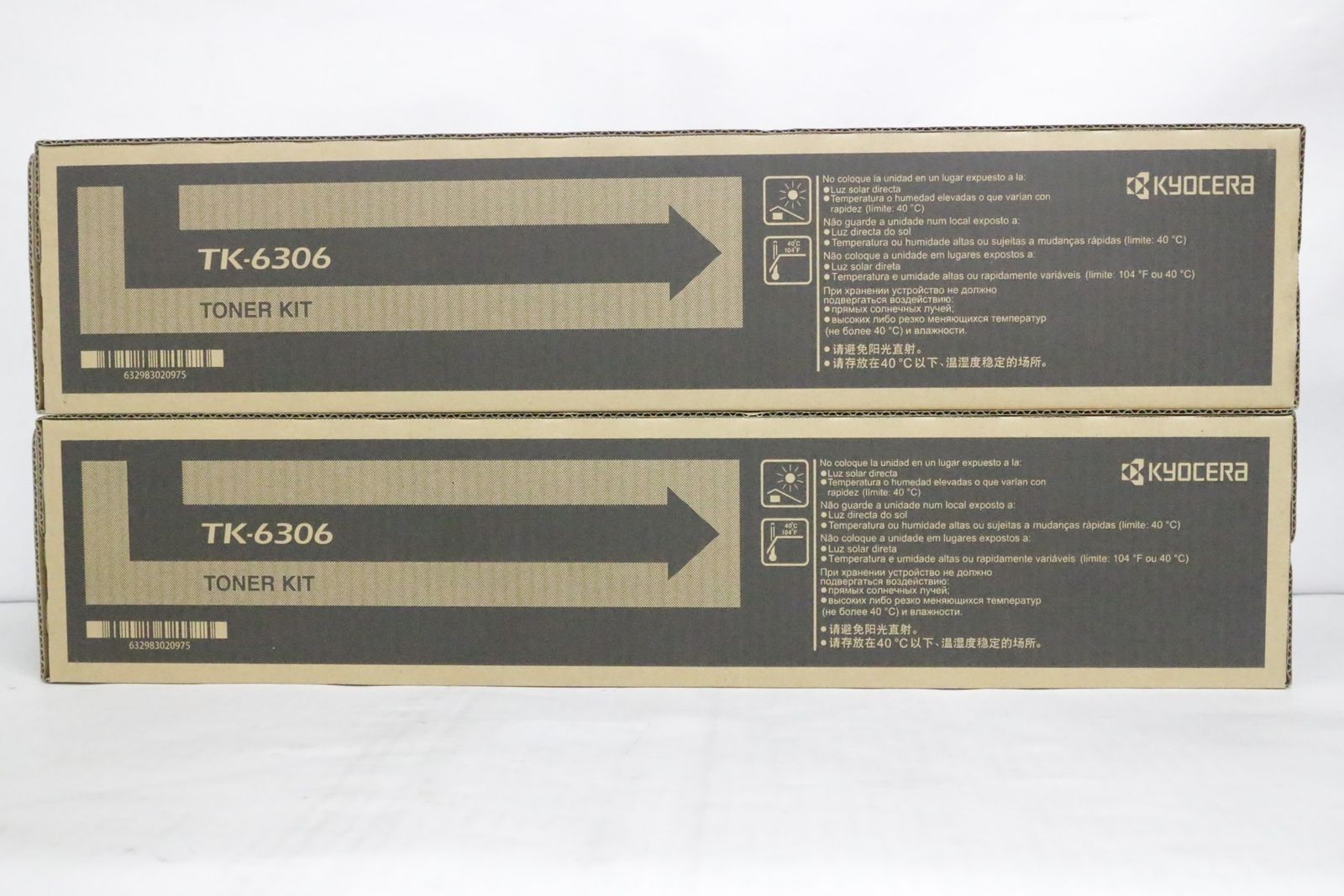 未使用 京セラ 純正 トナー TK-6306 2本セット KYOCERA ITENNI4TX352-D-F17-byebye
