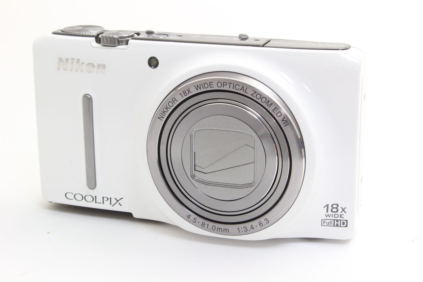 B (並品) Nikon ニコン COOLPIX S9400 ホワイト 初期不良返品無料 5-36