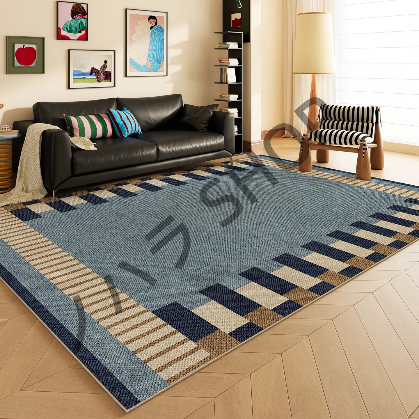 200*300cm/多機能使用/カーペット/滑り止め付き /ラグ マット /ベッドルーム リビングルーム 寝室の部屋 /マット/カーペット/ #E161