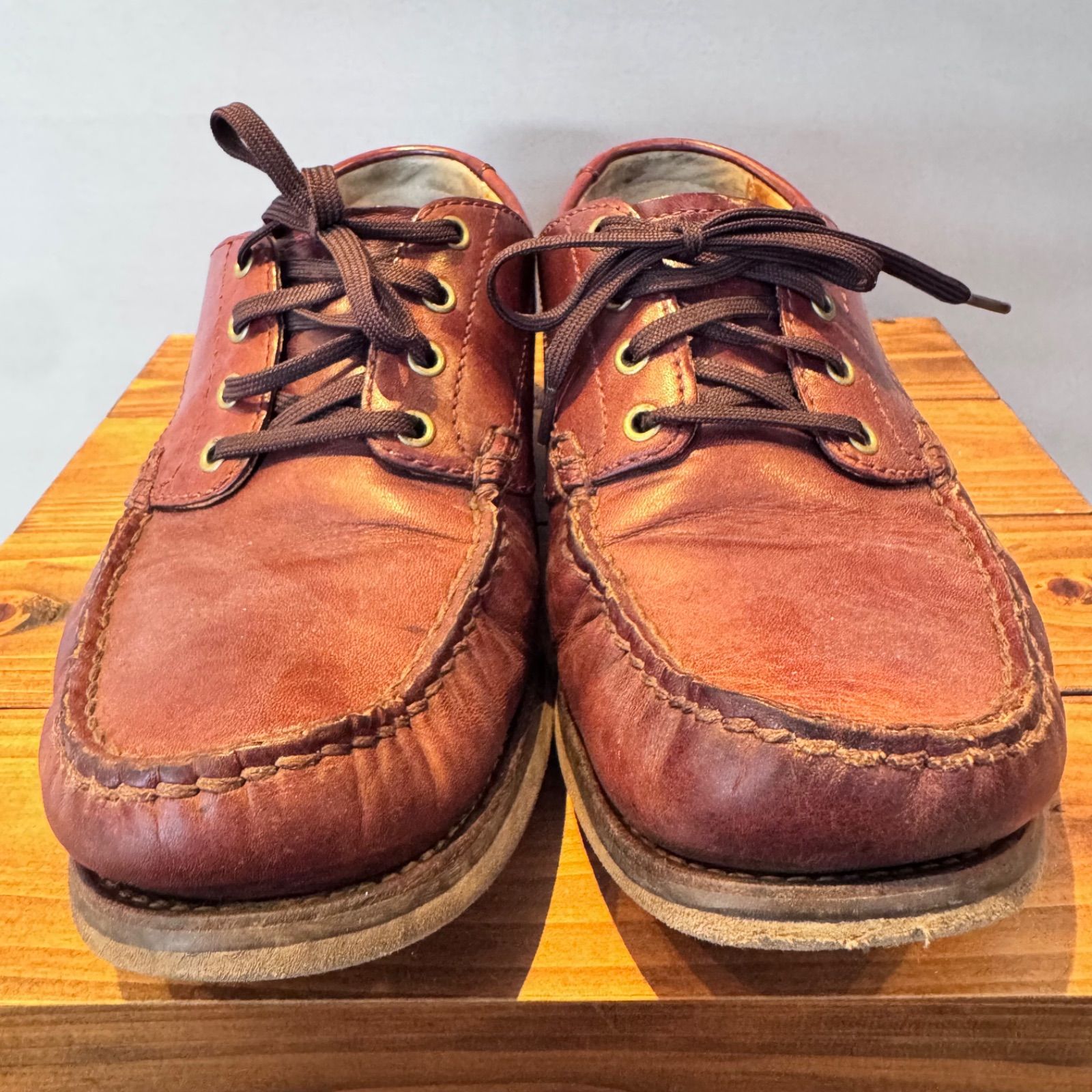 REGAL STANDARDS リーガル スタンダード ローカット レザーシューズ 茶 
