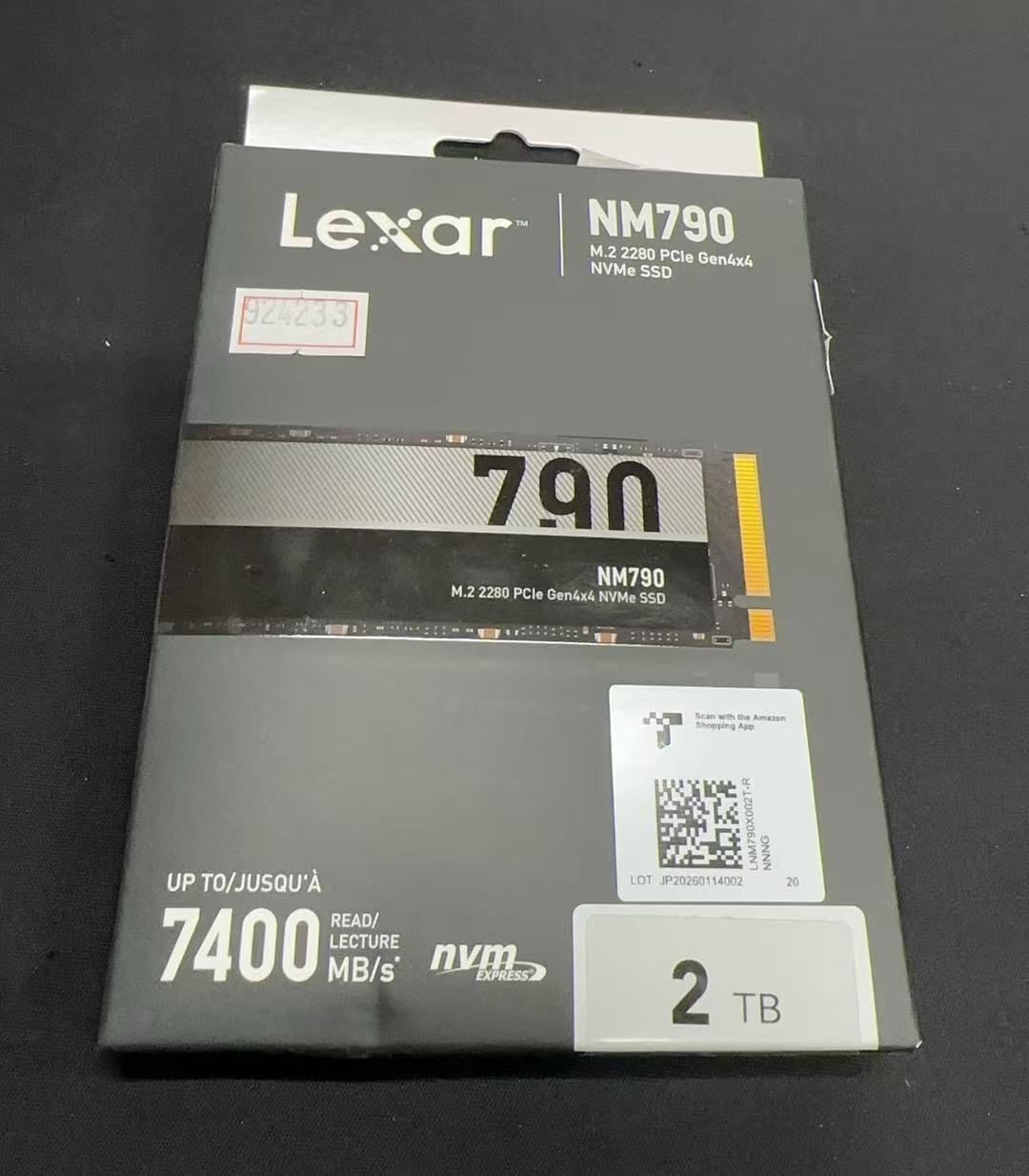 ★Lexar NM790 2TB PCIe Gen4x4 NVMe SSD / 未開封品 ++924233　843367130290